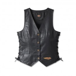 Gilet in pelle Laced Side 120° Anniversario Harley-Davidson