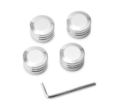 Tappi per valvole Schrader per bicicletta, auto, 2 pezzi, 4