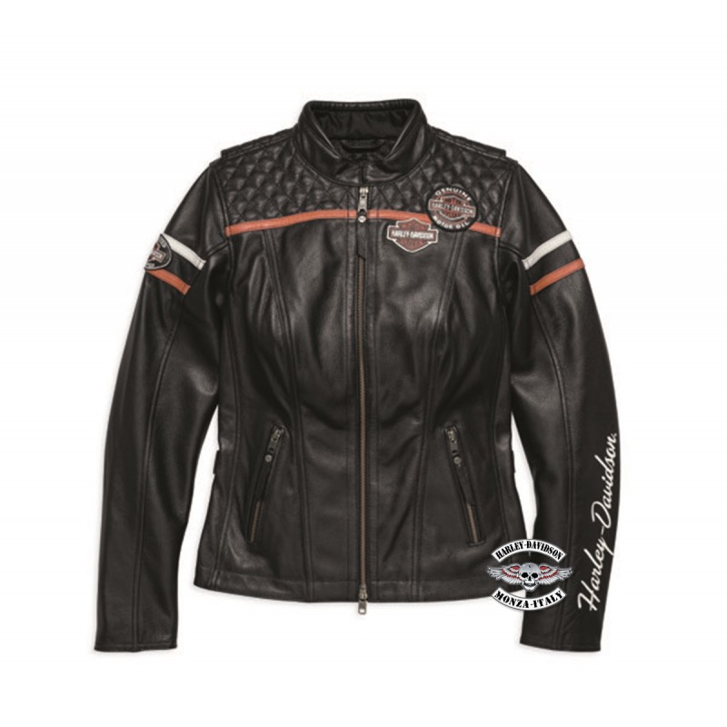 Giacca da donna in pelle Miss Enthusiast Harley-Davidson